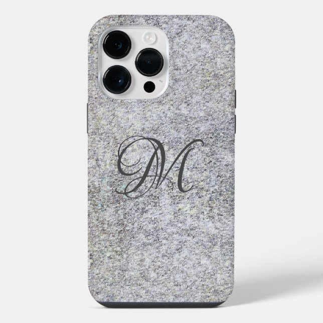 Granite Black  iPhone Case (Back)