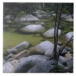 Granite Boulders in River Tile
