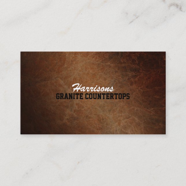 Granite Business Cards (Front)