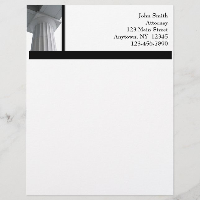 Granite Column Letterhead (Front)