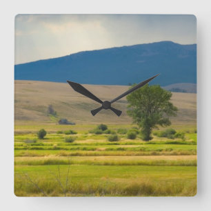 Granite County Montana Square Wall Clock