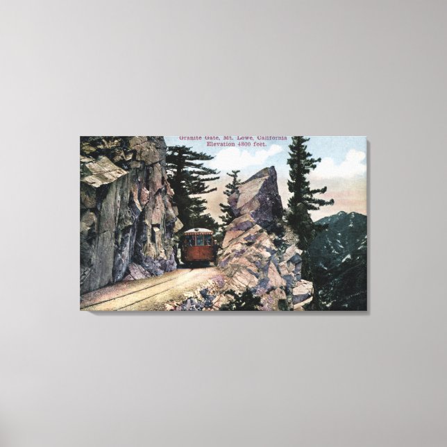 Granite Gate Railway View Canvas Print (Front)