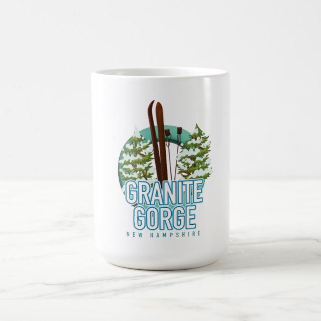 Granite Gorge new Hampshire ski Coffee Mug (Center)