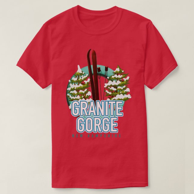 Granite Gorge new hampshire ski T-Shirt (Design Front)
