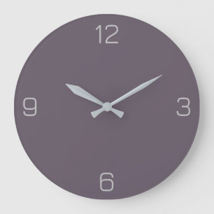 Granite Grey 655967 Colour, With Add a Name Option Large Clock