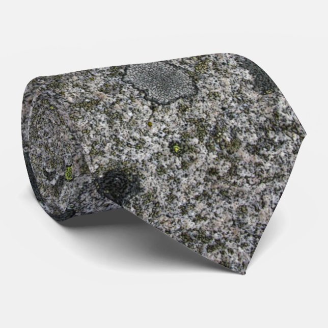 Granite Grey Rock with Green Moss Tie (Rolled)