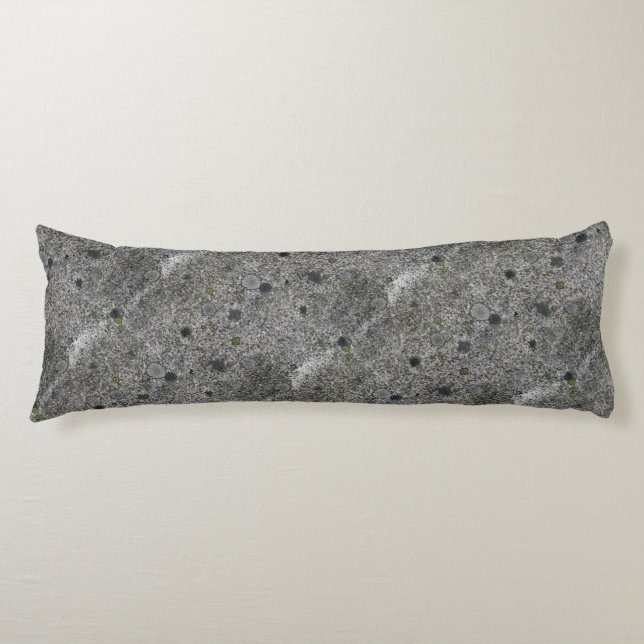 Granite Grey with Green Moss Body Cushion (Front)