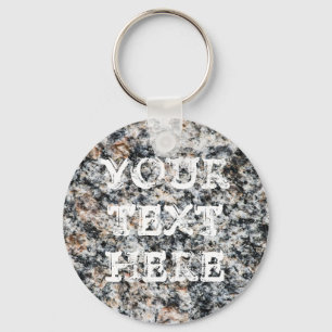 Granite - Hard Rock Key Ring