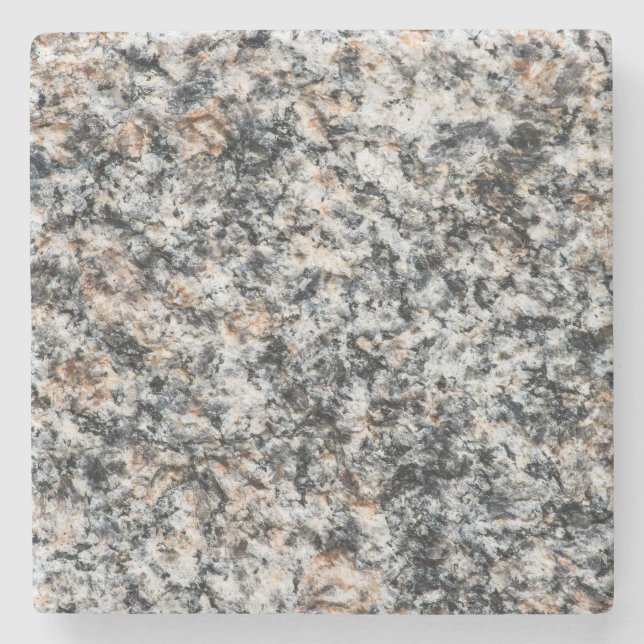 Granite - Hard Rock Stone Coaster (Front)