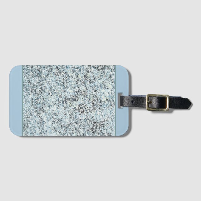 Granite Inlaid Luggage Tag (Front Horizontal)