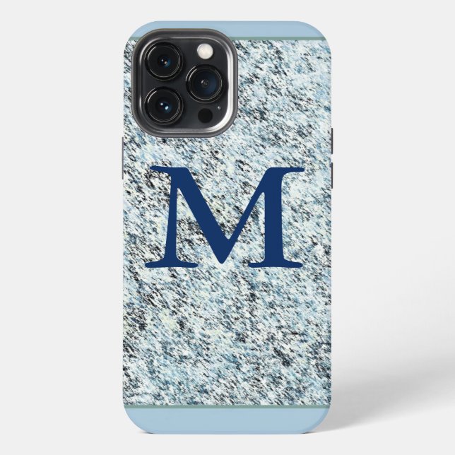 Granite Inlaid-M iPhone Case (Back)