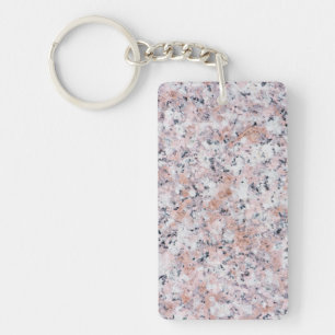 Granite pattern key ring