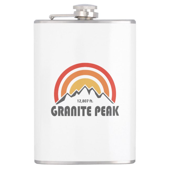 Granite Peak Hip Flask (Front)