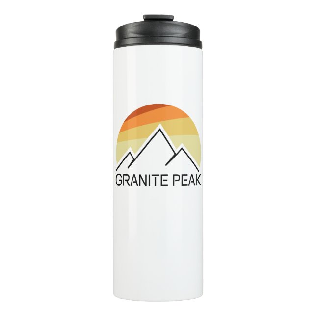 Granite Peak Montana Retro Thermal Tumbler (Front)
