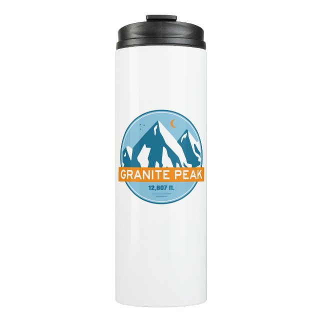 Granite Peak Montana Stars Moon Thermal Tumbler (Front)