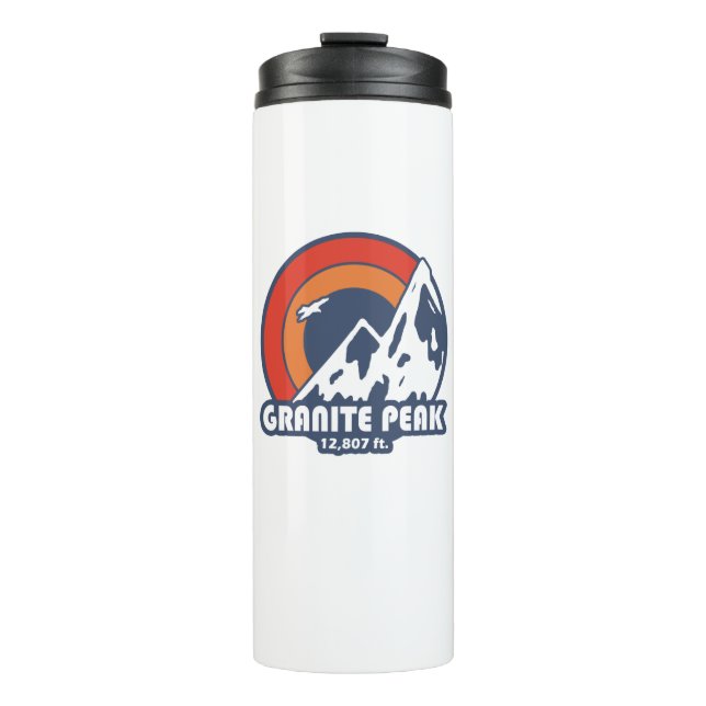 Granite Peak Montana Sun Eagle Thermal Tumbler (Front)