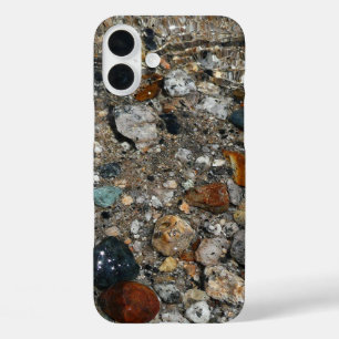 Granite Pebbles in Tenaya Lake at Yosemite iPhone 16 Plus Case