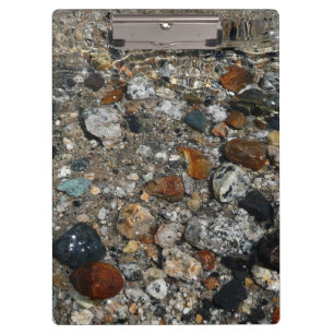 Granite Pebbles in Tenaya Lake at Yosemite Clipboard