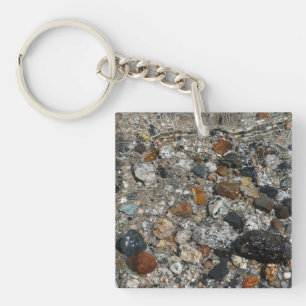 Granite Pebbles in Tenaya Lake at Yosemite Key Ring