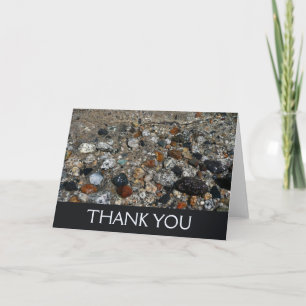 Granite Pebbles in Tenaya Lake at Yosemite Thank You Card