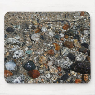 Granite Pebbles in Tenaya Lake Yosemite Nature Mouse Mat