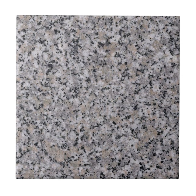 Granite Rock Marble Modern Black and Grey  Tile (Front)