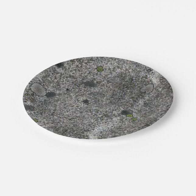 Granite Rock Paper Plate (Angled)