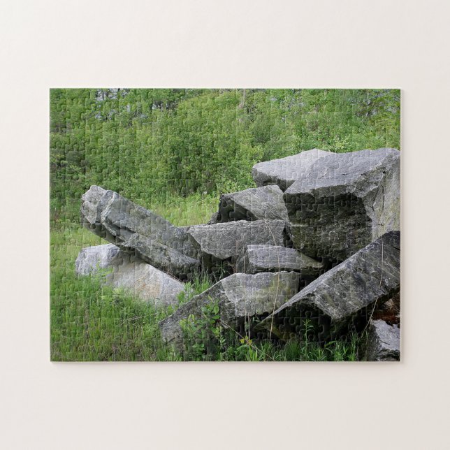 Granite Rock Pile Nature Jigsaw Puzzle (Horizontal)