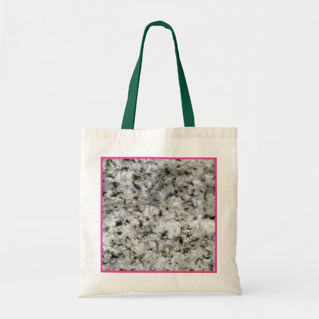 Granite Rock White Pink frame Tote Bag (Front)