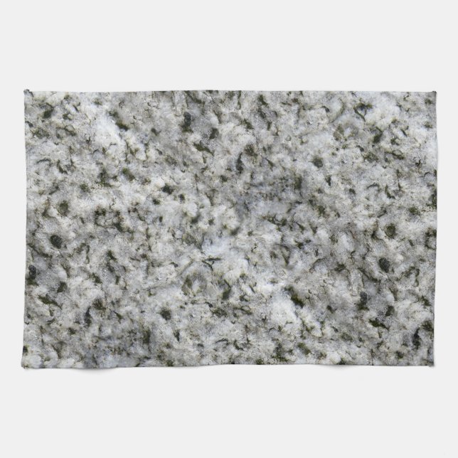 Granite Rock White Tea Towel (Horizontal)