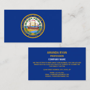 Granite Stater Seal, Seal of New Hampshire Business Card