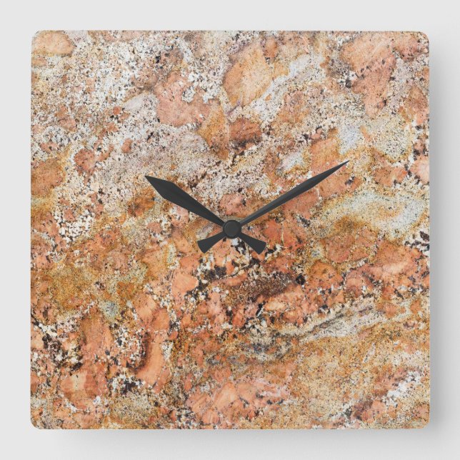 Granite Stone Pattern Acrylic Wall Clock (Front)