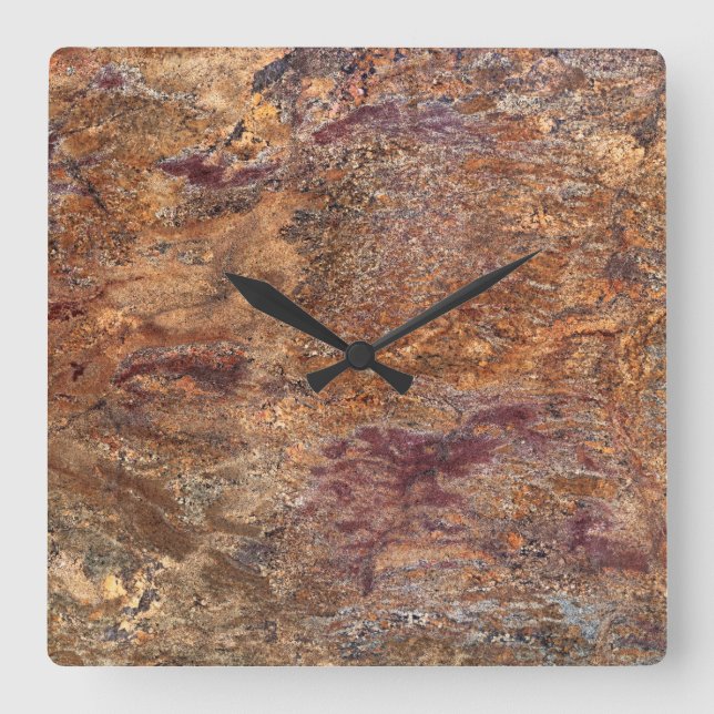 Granite Stone Pattern Acrylic Wall Clock (Front)