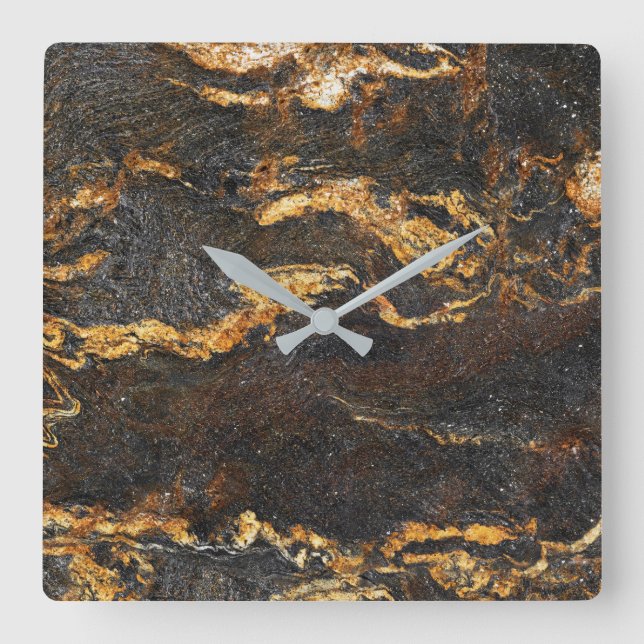 Granite Stone Pattern Acrylic Wall Clock (Front)