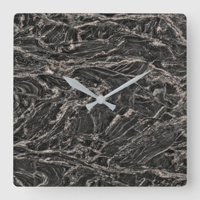 Granite Stone Pattern Acrylic Wall Clock (Front)