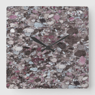 Granite Stone Pattern Acrylic Wall Clock
