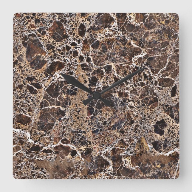 Granite Stone Pattern Acrylic Wall Clock (Front)