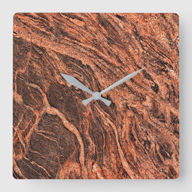 Granite Stone Pattern Acrylic Wall Clock (Front)