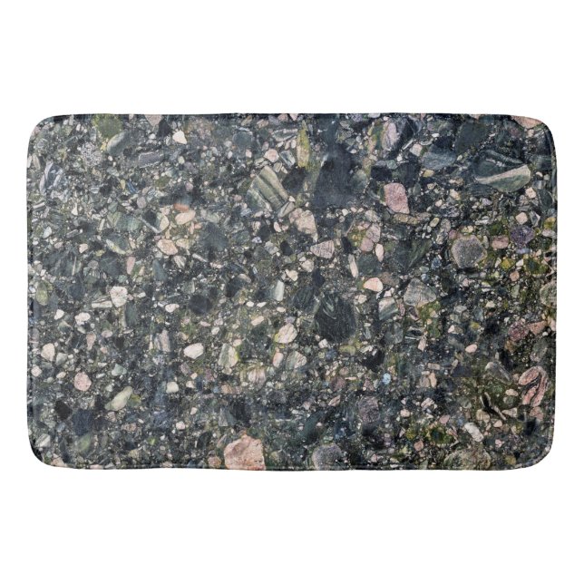 Granite Stone Pattern Bath Mat (Front)