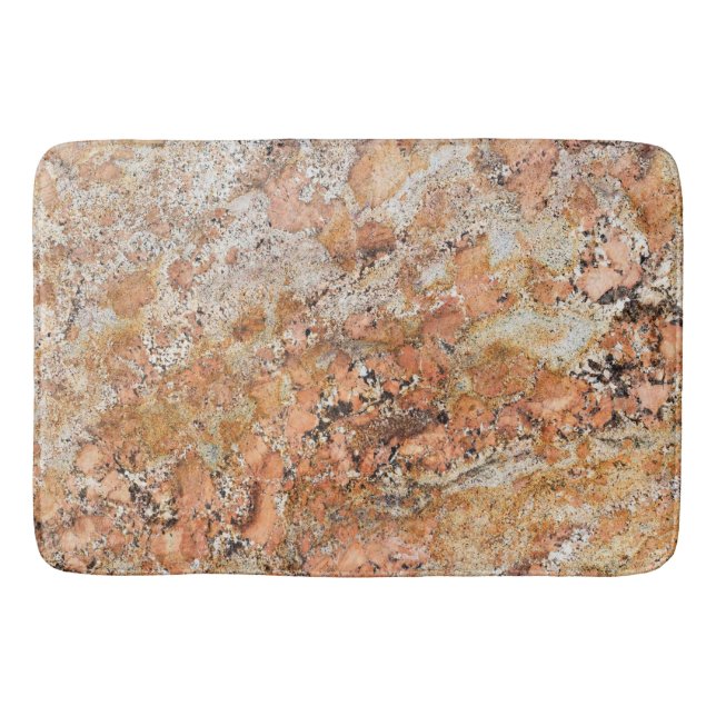 Granite Stone Pattern Bath Mat (Front)