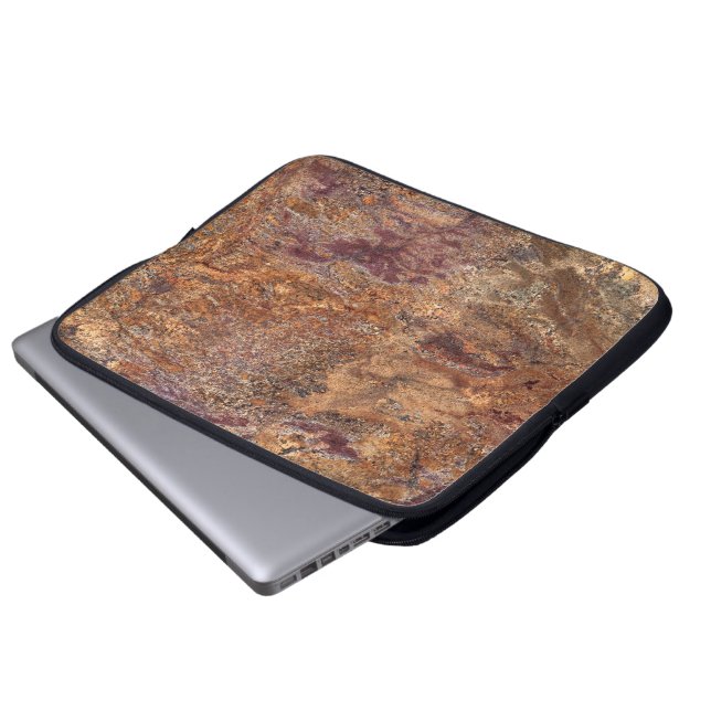 Granite Stone Pattern Laptop Sleeve (Front Bottom)