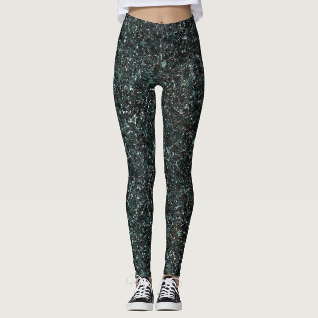 Granite Stone Pattern Leggings (Front)