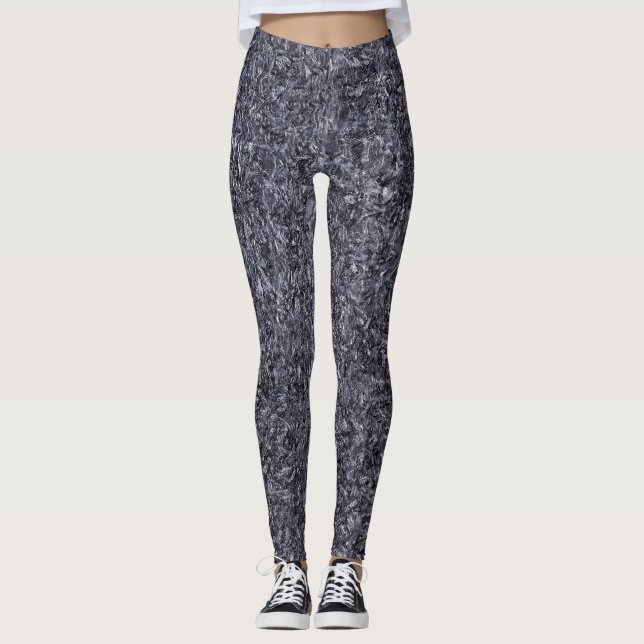Granite Stone Pattern Leggings (Front)