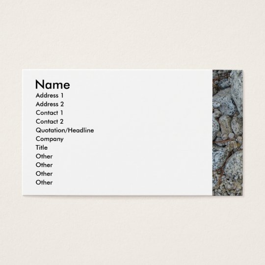 Granite Stones Business Card