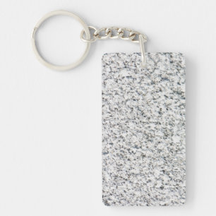 Granite surface pattern key ring