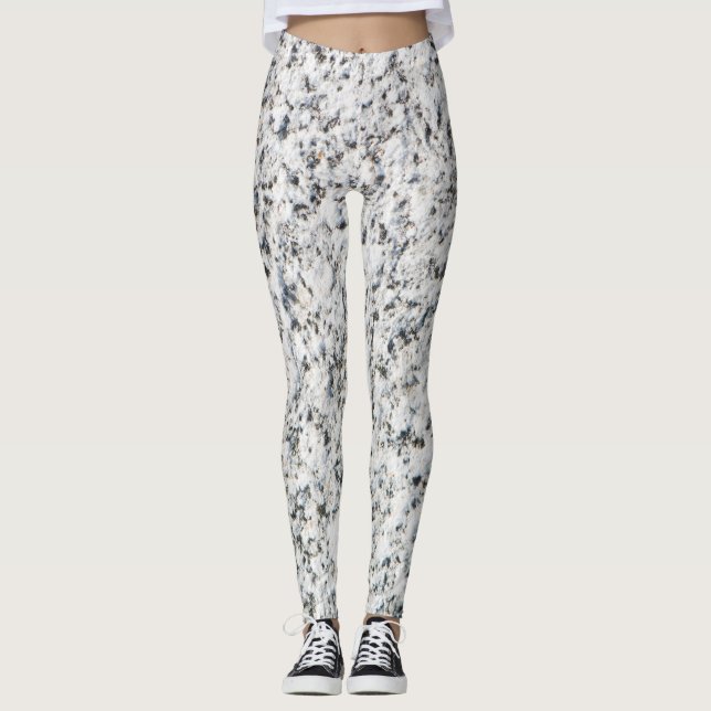 Granite surface pattern leggings (Front)