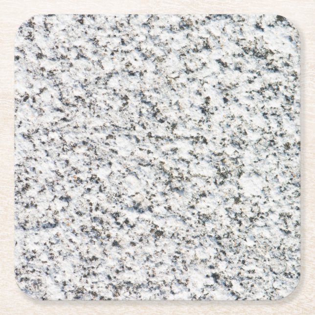 Granite surface pattern square paper coaster (Front)