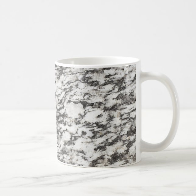 Granite texture | Background of marble in black Coffee Mug (Right)