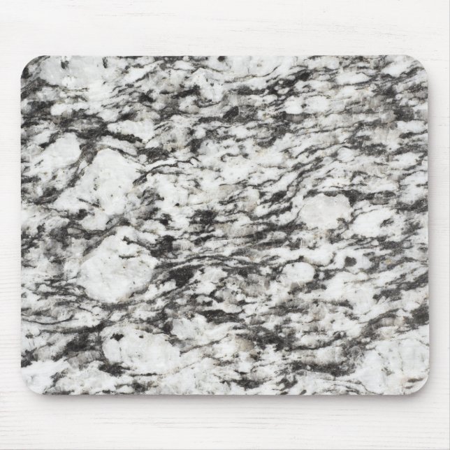 Granite texture | Background of marble in black Mouse Mat (Front)