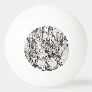 Granite texture Background of marble in black Ping Pong Ball